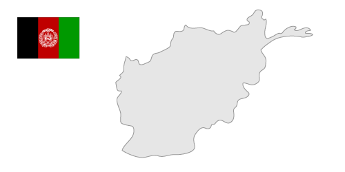 Afghanistan Map Clipart