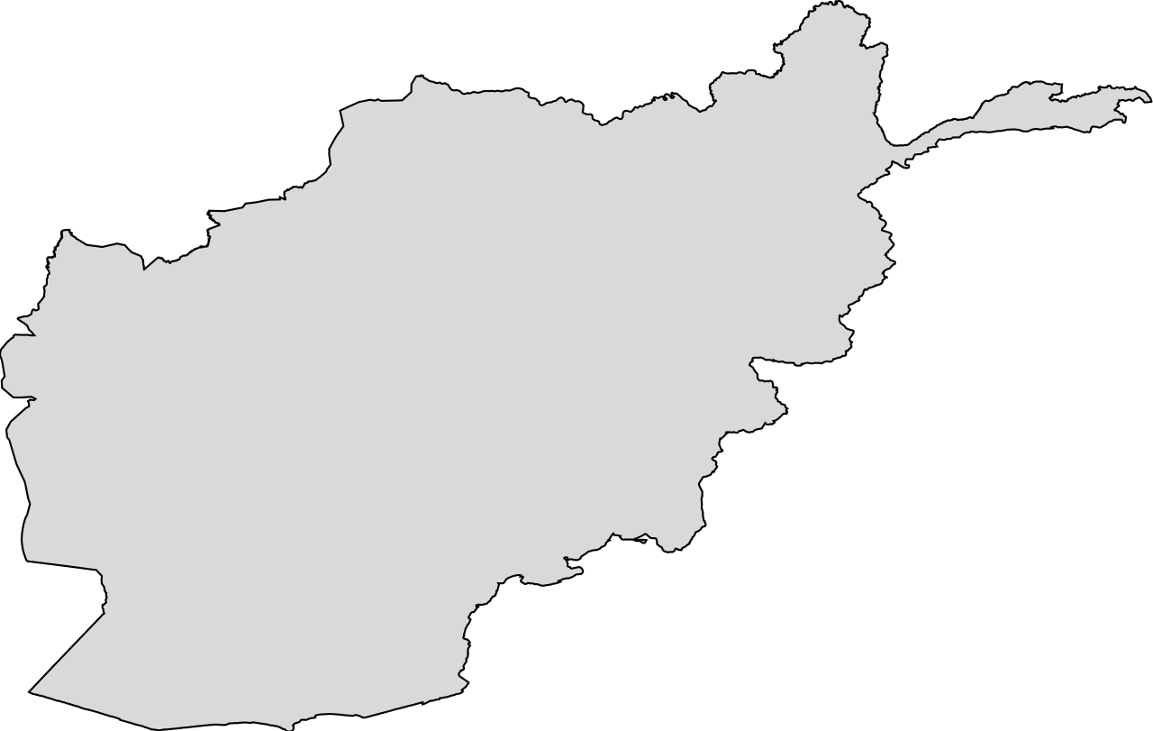 Blank Map Of Afghanistan