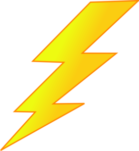 Free Clip Art Lightning Bolt 