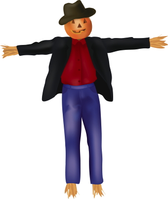 Scarecrow clipart scarecrow clip art image