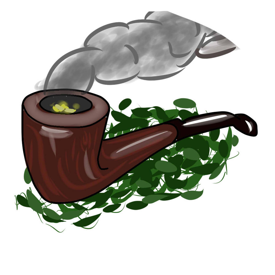 Tobacco Cartoon Images : Tobacco (nicotiana Tabacum). Hand Drawn ...