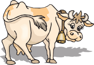 Light Brown Cow Clip Art