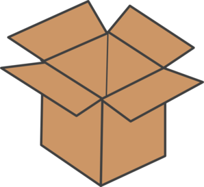 Brown Box Clip Art