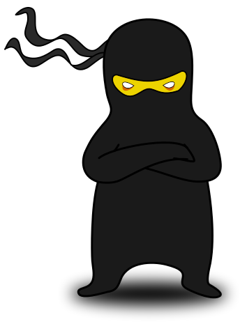 Ninja Clipart Belt - Desenho De Ninja Lutador, HD Png Download