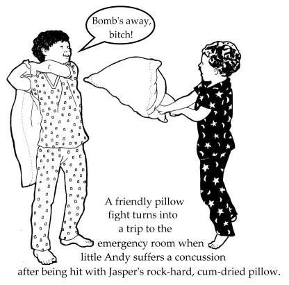 Boys Pillow Clipart