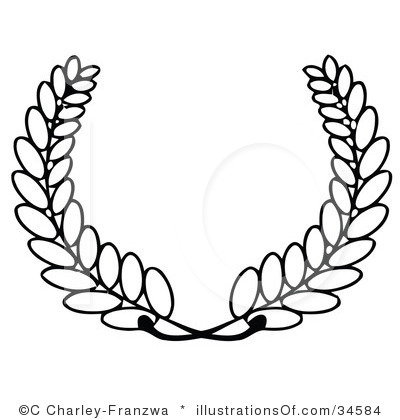 Laurel Wreath Icon - Classic Symbol of Honor and Triumph