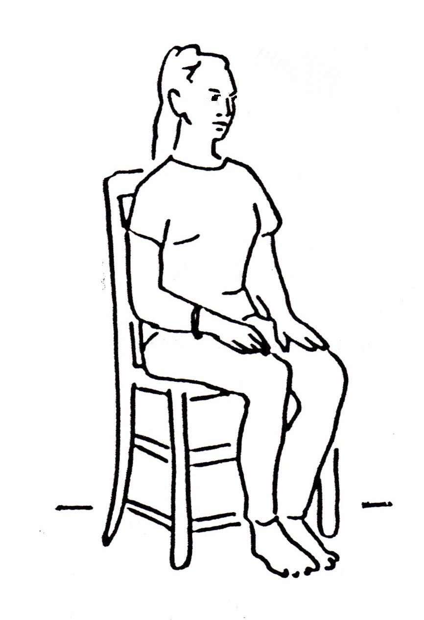 Child Sitting On Chair Clipart 