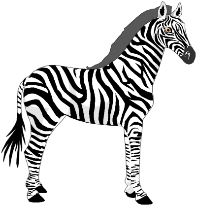 cintezoiul zebra clipart