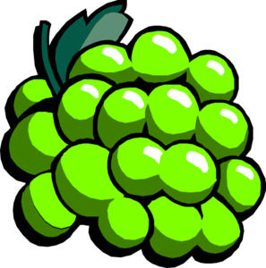 Small Green Grapes Clipart