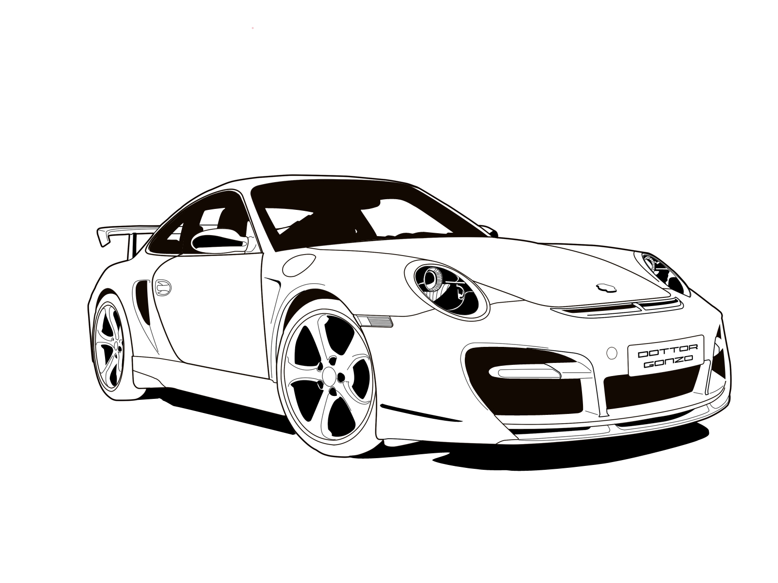 Free Porsche Silhouette Logo, Download Free Porsche Silhouette Logo png ...