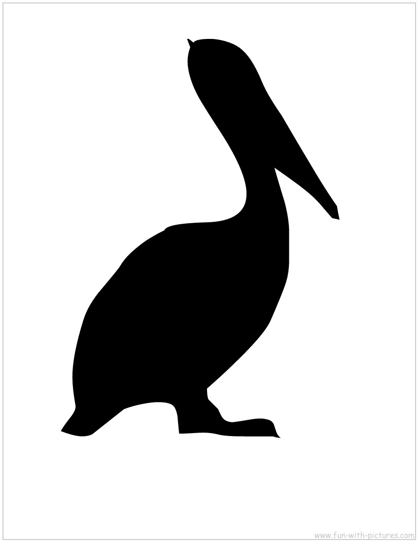 Pelican Silhouette Clipart 