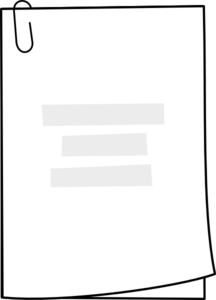 Document Clip Art
