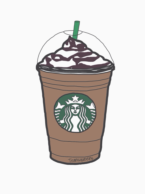 CA006 Starbucks Drink Clip Art, PNG Files, Printable Sticker 