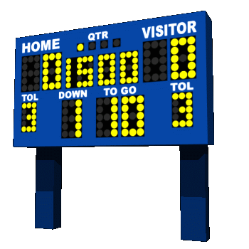 Football Scoreboard Clipart 