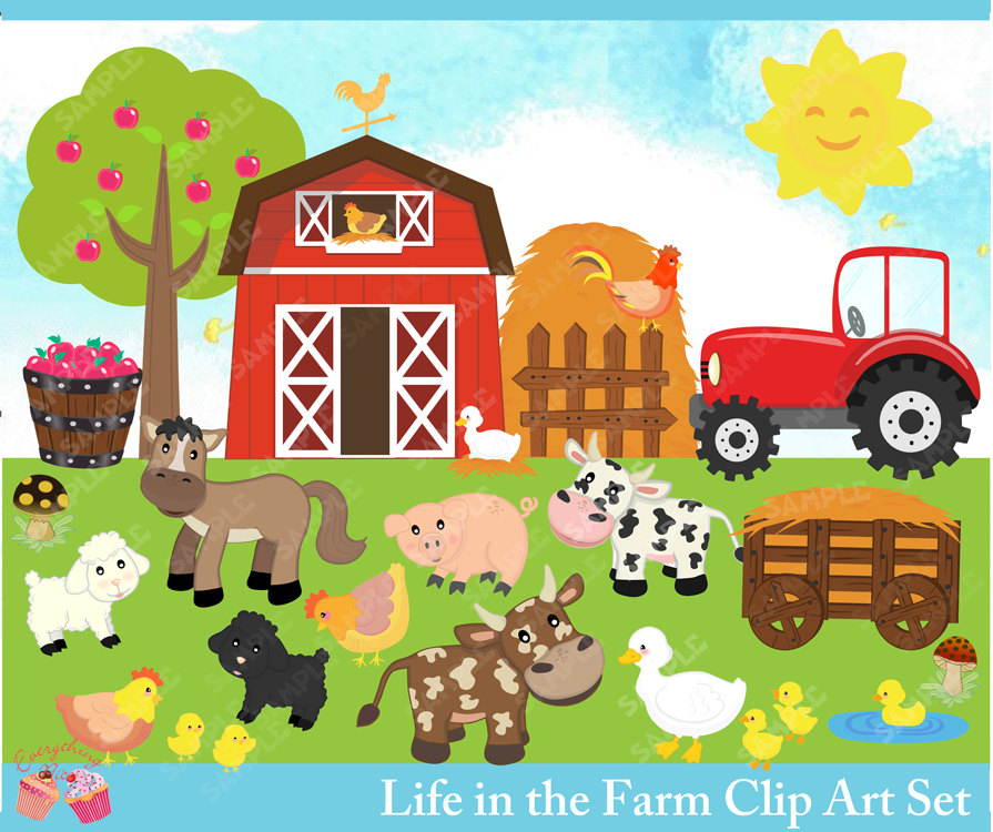 Farm Life Clipart 