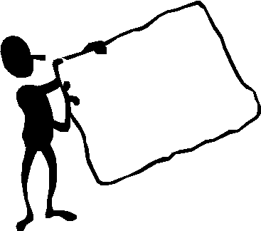White silhouette of the state of Oregon on black background