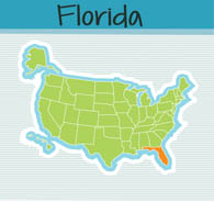 Fifty US States: Florida Clipart 