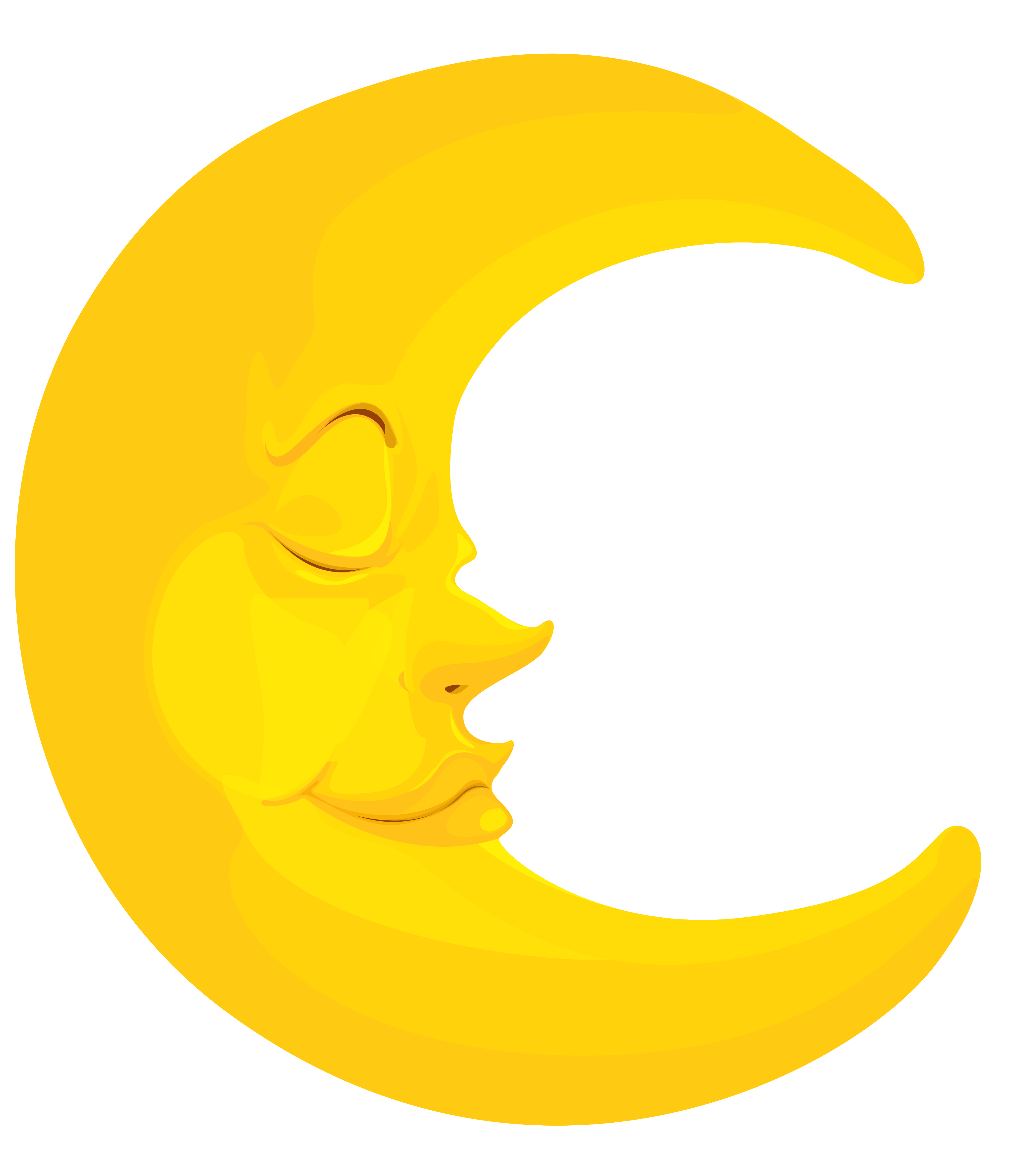 Smiley moon clip art clip art misc clipart 