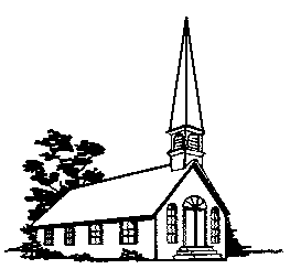 Black And White Church Building Free Clipart