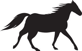 Free clipart horse clipart image