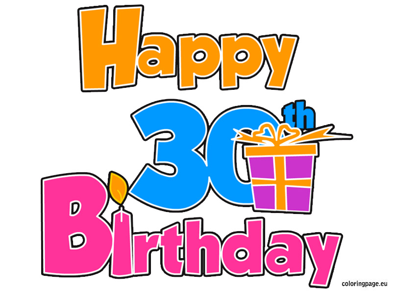 Free 30 Birthday Cliparts, Download Free 30 Birthday Cliparts png ...