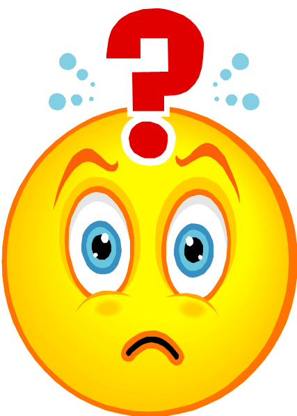 clipart confused face - Clip Art Library