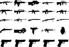 Pistol gun clip art Free vector for free download about 