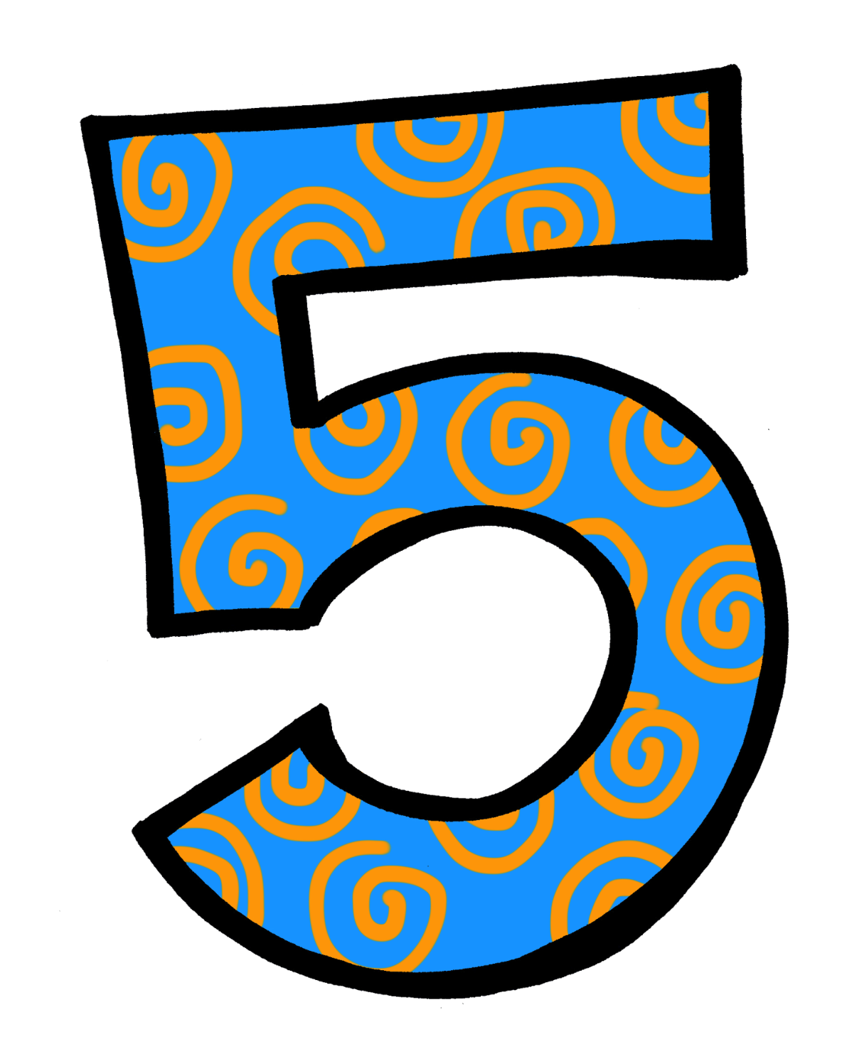 Number 5 Clipart Number 5 Clipart