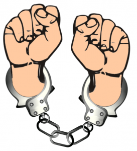 Handcuffs Illustration - Symbol of Law Enforcement and Legal Restraint