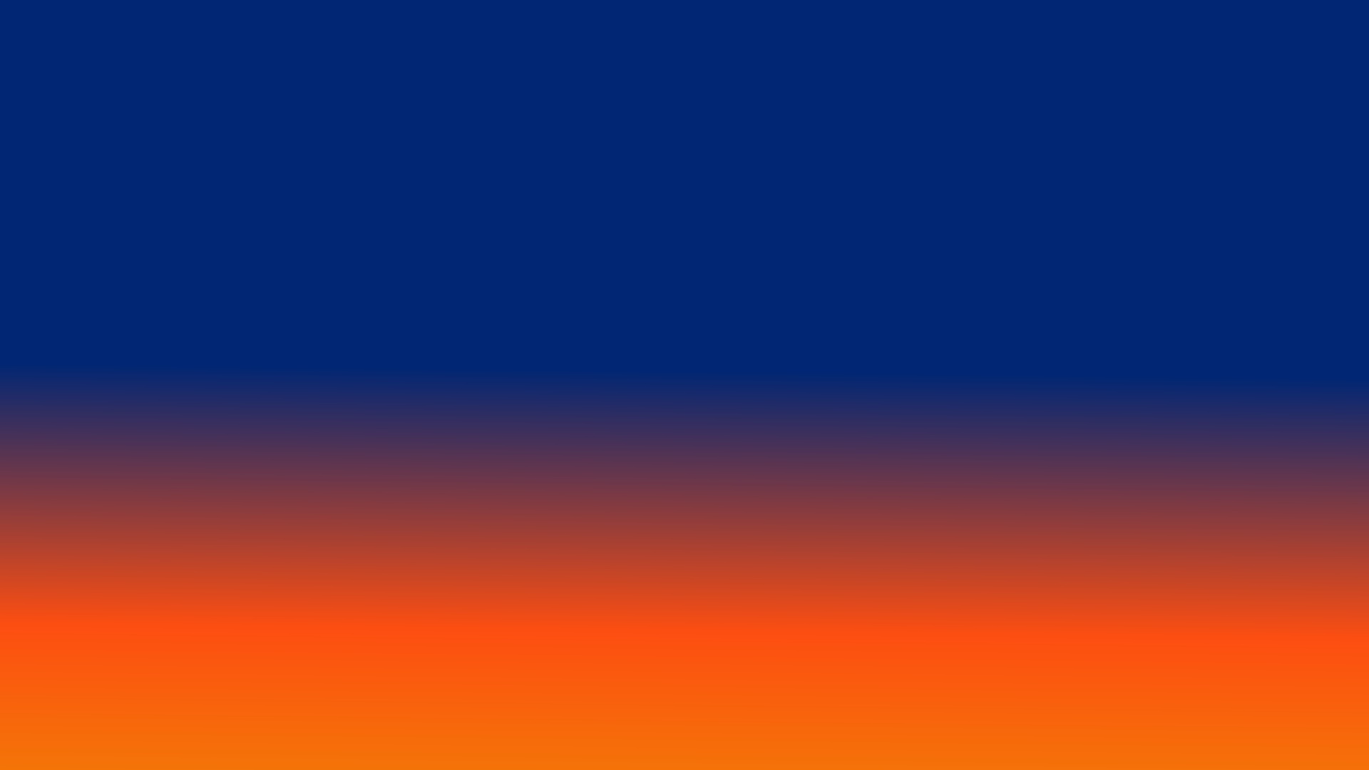 Deep blue to vibrant orange gradient background, smooth color transition ideal for digital design and UI elements.