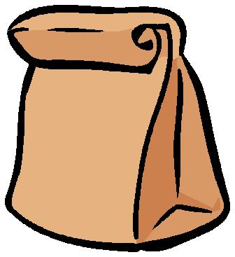 Brown Paper Lunch Bag Illustration - Free Clipart for Food & School Themes
