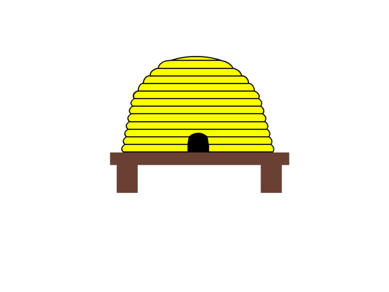Beehive clipart bees clipart clipart image 