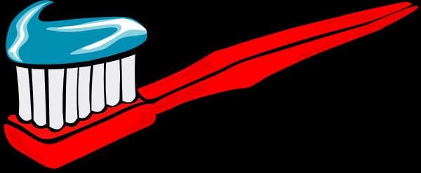 Toothbrush with Toothpaste Illustration - Oral Hygiene Visual