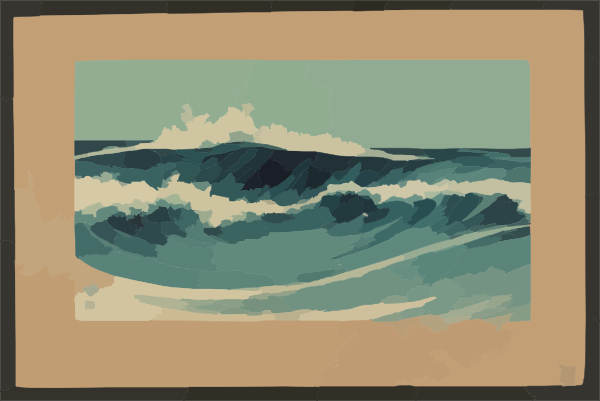Ocean Waves. Clip Art