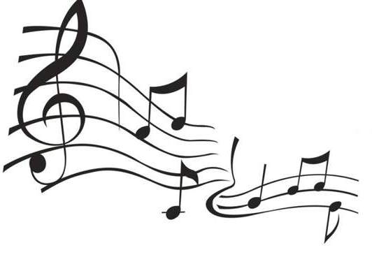 Music Notes Clipart Black And White 