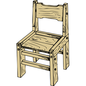 Rustic Wooden Children’s Chair - Handcrafted Design for Kids’ Spaces