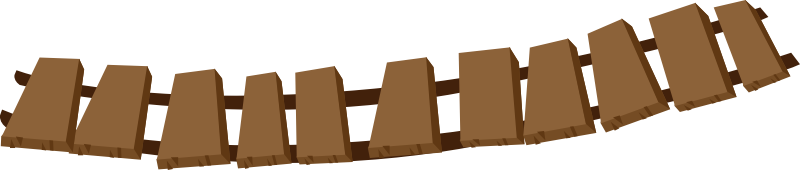 Rustic Wooden Fence Border Graphic | Free Vector Illustration