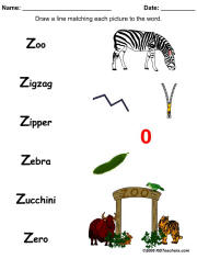 111831 - Words That Start With Z For Kindergarten