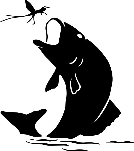 Free Fly Fishing Silhouette Clip Art, Download Free Fly Fishing ...