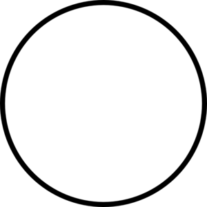 White Round Clip Art 