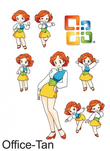 Office-Tan - The Iconic Microsoft Office Anime Mascot