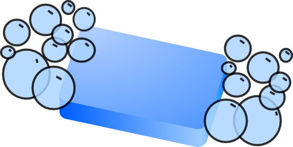 Laundry Bubbles Clip Art 