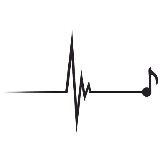 Heartbeat Music Note Pulse 