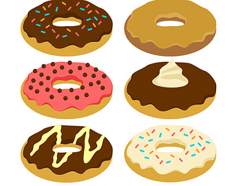 Donut doughnut clip art 2 image 