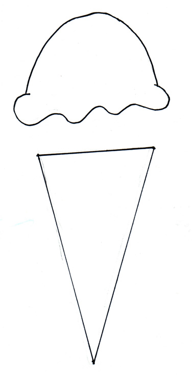 Ice Cream Cone Scoop 