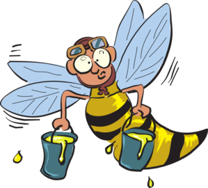 Buzy Honey Bee Clip Art