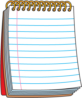 notepad clipart - Clip Art Library