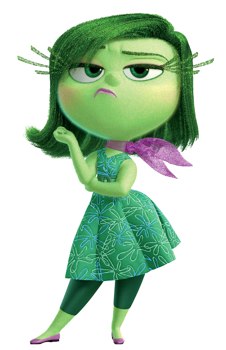 Disgust Inside Out Transparent PNG Image 
