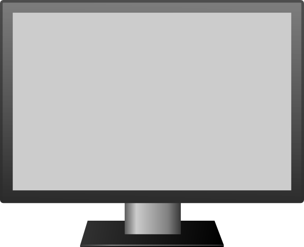 Flat Screen Tv Clipart 