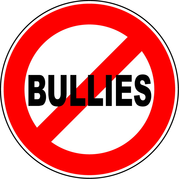 Stop Bullying: Prohibition Sign for Anti-Bullying Campaigns